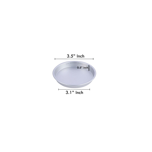 ALUMINIUM HAMBURGER PLATE (SHALLOW) 90x15x80mm 8690, M-B09 (1 x 200)