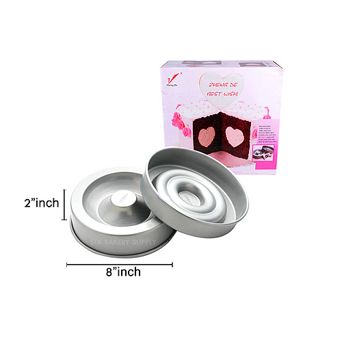 CAKE MOULD HEART SHAPE 8IN 22.2x10.5x TC8119