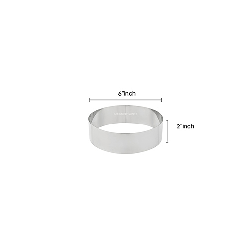 ROUND MOUSSE RING 6" 15x5CM 9843 (1 x 30)