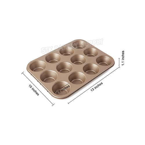 MUFFIN TRAY-12 CUPS 350*270*32mm FB10022