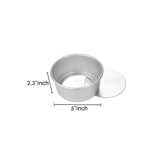 REMOVABLE ROUND CAKE PAN ANODIZED 5&quot; 127 x 117 x 59MM MY31053 (1 x 50)