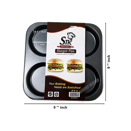 STK - HAMBURGER PAN 23.75 x 23.75 x 1.8CM (H) (1X24)