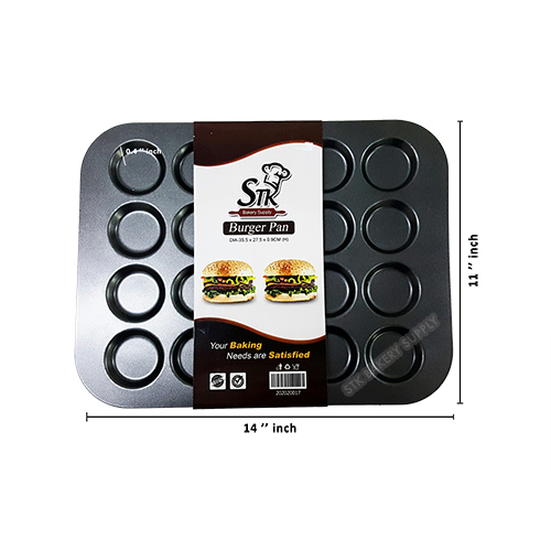 STK - HAMBURGER PAN 35.5 x 27.5 x 0.9CM (H) (1X24)