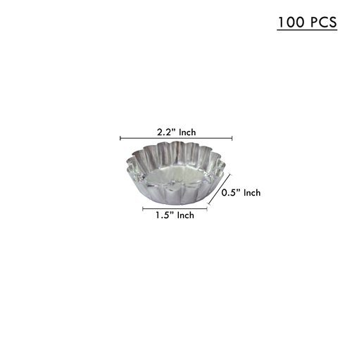 TART MOULD DIA 54 x 34 x 14 cm (B 104)200PCS (1 x 50)