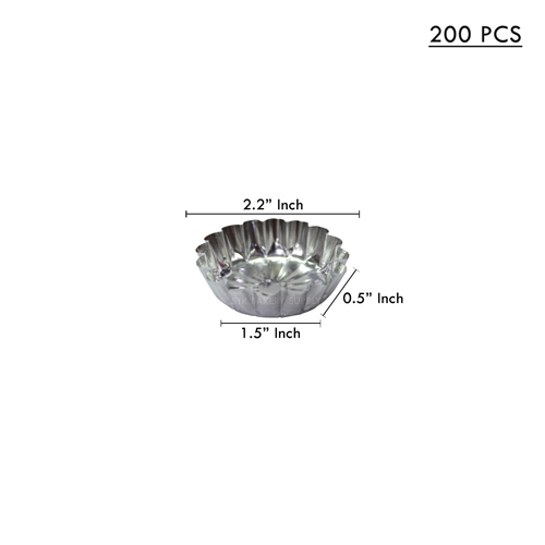 TART MOULD DIA 61 x 31 x 11 cm (B 103) 200PCS (1 x 50)