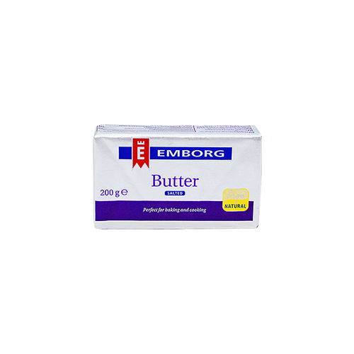 EMBORG SALTED BUTTER 200G ( 1 X 20 )