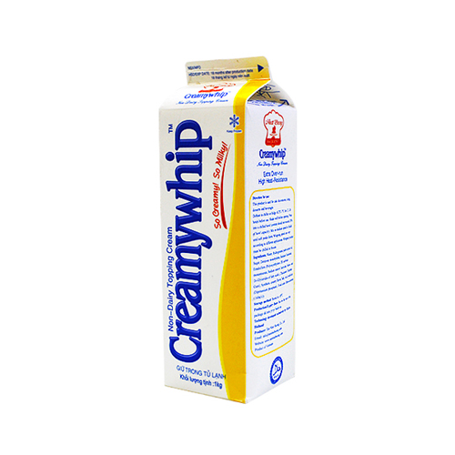 CREAMY WHIP NON-DAIRY TOPPING CREAM 1KG ( 1 x 12)