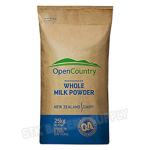 OPEN COUNTRY WHOLE MILK POWDER 25KG