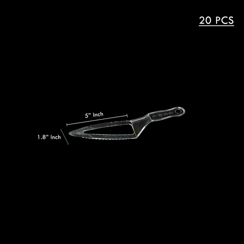 CAKE CUTTER 21 BEIGE TRANSPARENT (20PCS) (1 x 100)