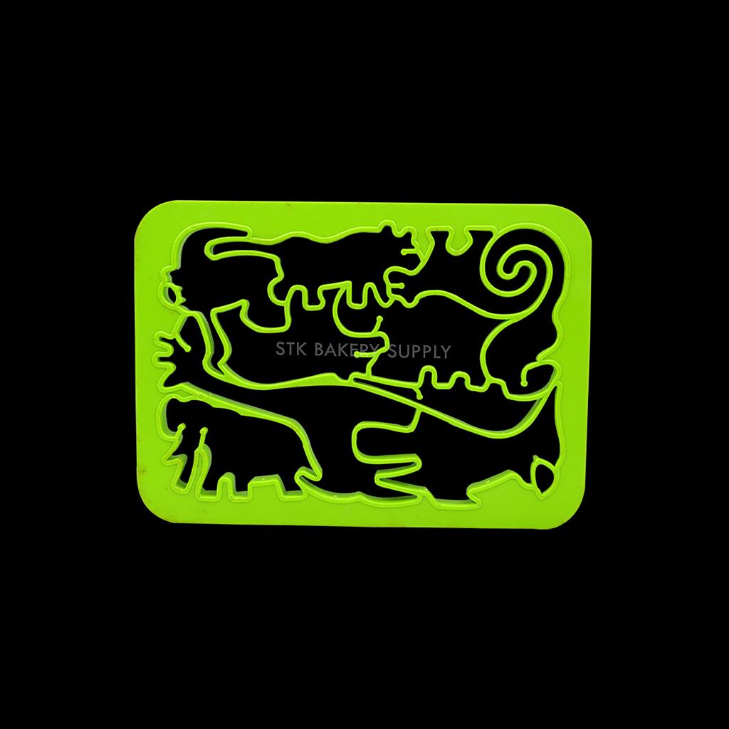 COOKIE CUTTER CARD (FRAM/SEA/JUNGLE ANIMALS) 28X20CM TC2461,TC2462,TC2463
