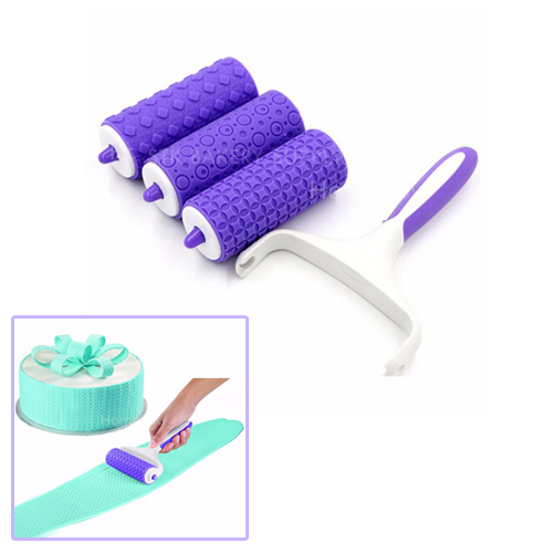 FONDANT PATTERN ROLLER - SMALL 12.4 CM - TC 2388, TC 2389, TC 2390