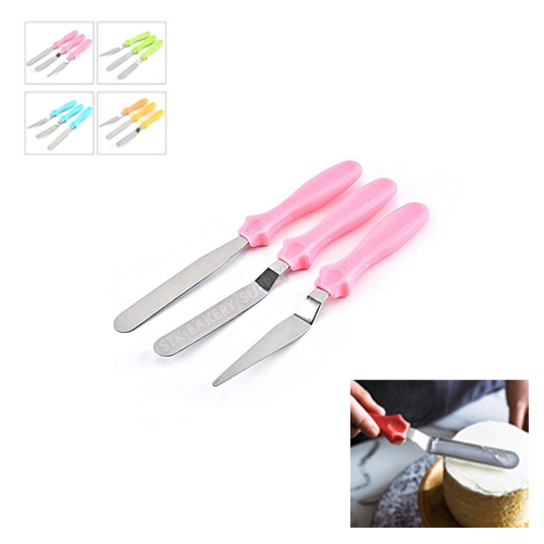 OFFSET SPATULA STRAIGHT ANGLED SET 3PCS