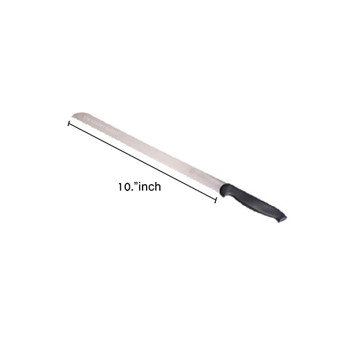 STAINLESS STEEL BREAD KNIFE 10&quot; BLADE 255 MY51230
