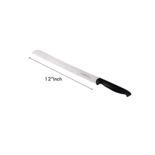 STAINLESS STEEL BREAD KNIFE 12&quot; BLADE 305MM MY51234
