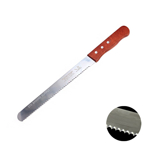 BREAD KNIFE WITH WOODEN HANDLE 14" 8081-3 (1 x 180)