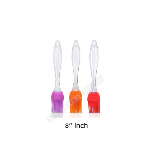 SILICON BRUSH PLASTIC HANDLE 5.2 *14.8*2 CM(20CM,27g)TC 3099-2
