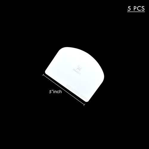 SN40715- Plastic Dough Scraper (5 Pcs/set) PP Plastic 130 x 100