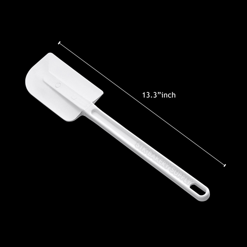 WHITE PLASTIC SPATULA LARGE  16INCHES