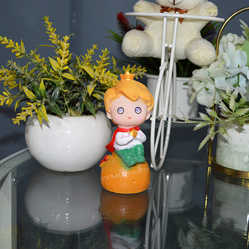 CAKE DECORATION MOON PRINCE/PRINCESS 1PC