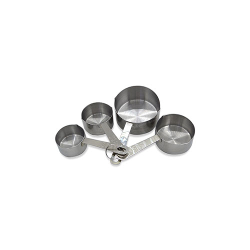 STAINLESS STEEL MEASURING SCOOP 4PCS SET 8416 (1 x 120)