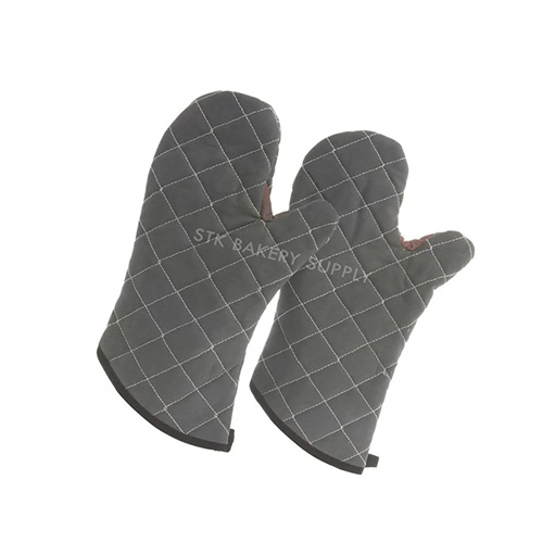 OVEN GLOVE SILVER 14"