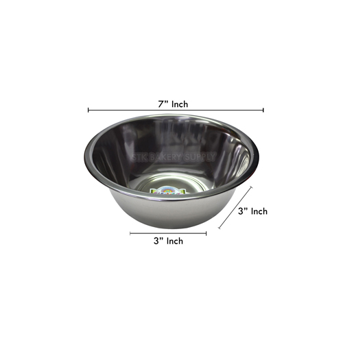 7" MIXING STEEL BOWL (INDIA)