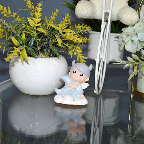 CAKE DECORATION STAR MOON BOY /STAR GIRL 1PCS