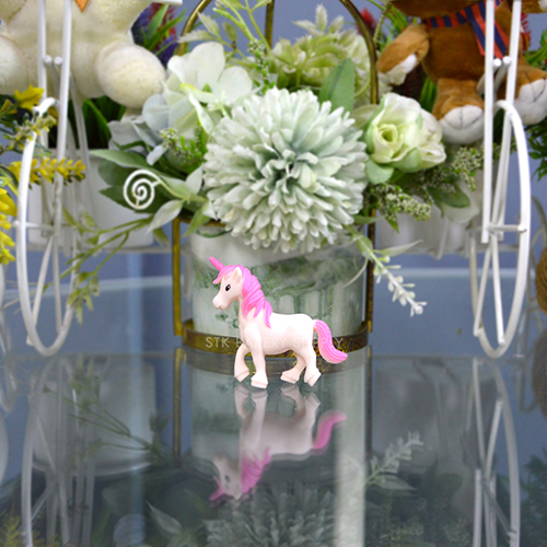CAKE DECORATION UNICORN PURPLE, LIGHT PINK (NEW DESIGN)