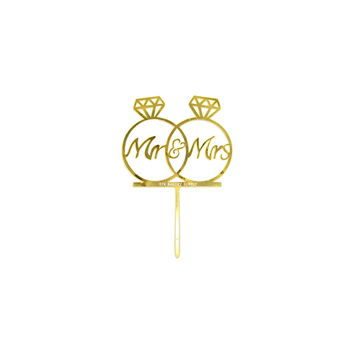 WEDDING/MR&amp;MRS/MY LOVE DESIGN CAKE TOPPER 1PC (19)