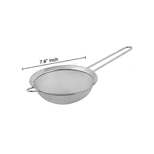 STAINLESS STEEL HAND-HELD SIFTER FLOUR SIFTER 20CM