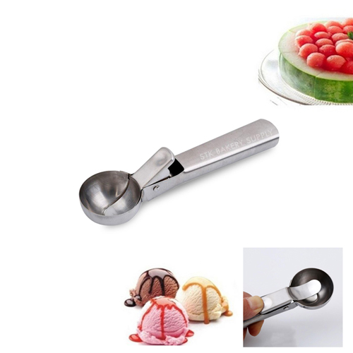 STAINLESS STEEL ICE CREAM SCOPE ( BIG )