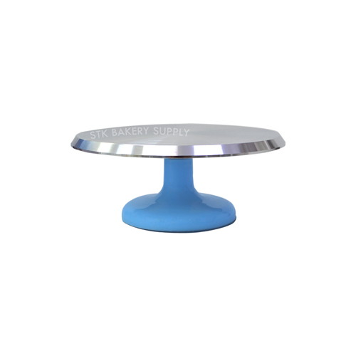 STAINLESS STEEL ROTATING CAKE STAND 12INCHES