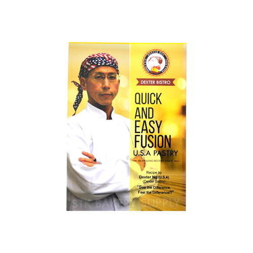 DEXTER BISTRO - QUICK AND EASY FUSION BOOK U.S.A PASTRY 1PC