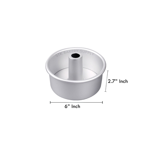 REMOVABLE TUBE CAKE MOLD ANODISED 6" 152x150x70MM 1.0MM MY38043