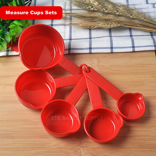 MEASURING SCOOP 5PCS SET (MULTI COLOR) 30,60,80,125,250ml