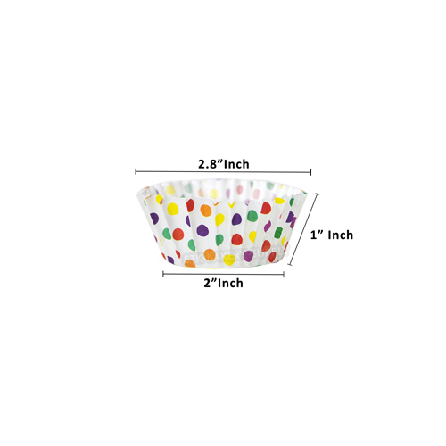 CUPCAKE PAPER CUP 50x30MM  100PCS (1x100) WS