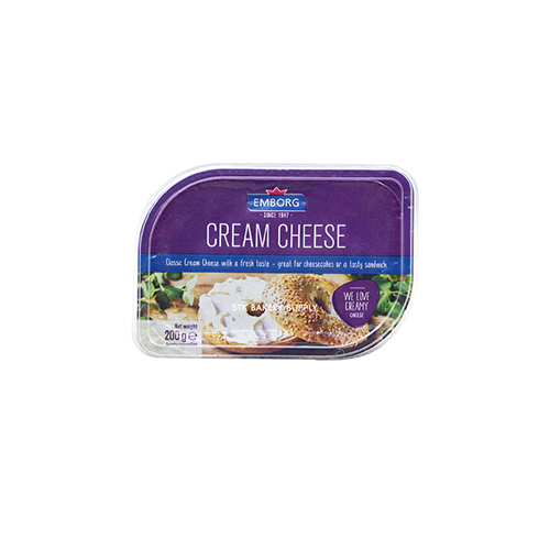 EMBORG CREAM CHEESE 200G (1 x 12)