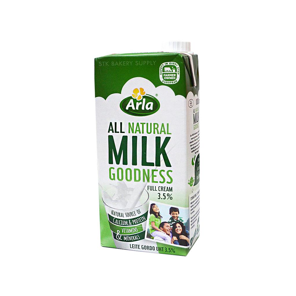 ARLA ALL NATURAL FULL CREAM MILK 1 LITER (1 x 12) WS