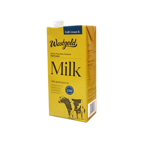 WEST GOLD PURE FULL CREAM MILK 1LIT (1 x 12) WS