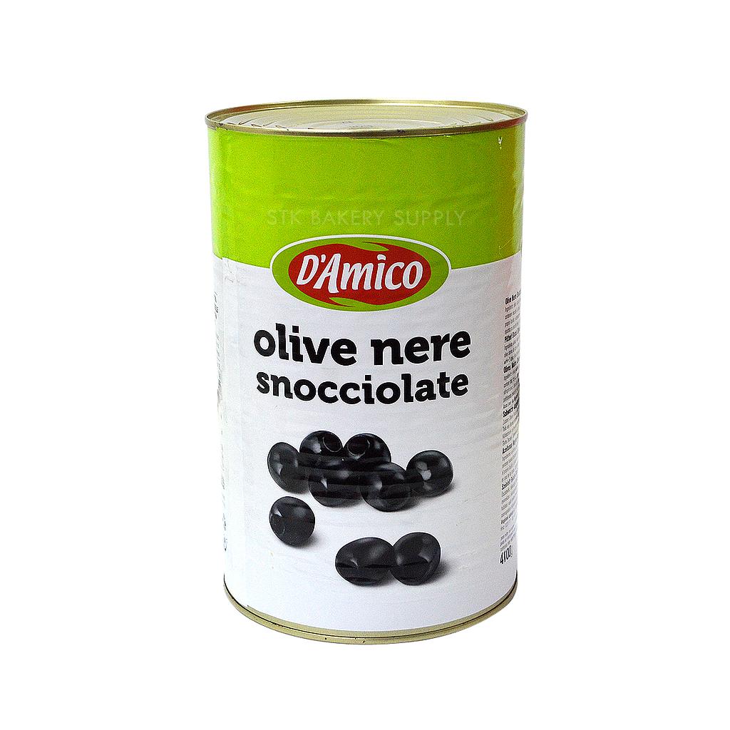 D'AMICO PITTED BLACK OLIVE 4.1KG (1 x 3)