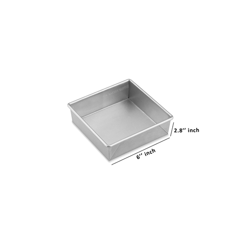 SQUARE CAKE PAN 6&quot; (6&quot; x 6&quot; x 2.8&quot;)