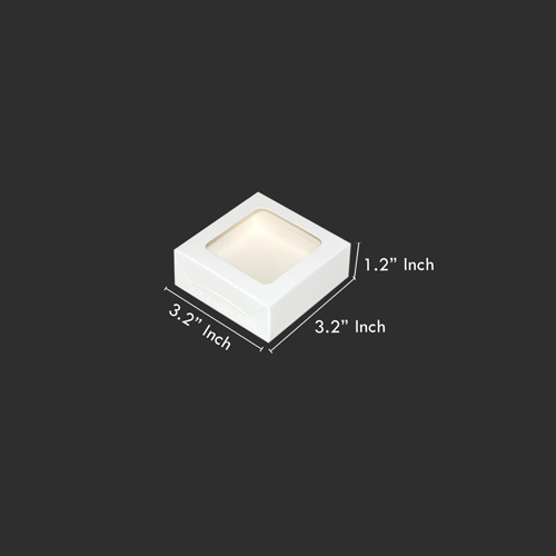 CAKE BOX 8 x 8 x 3 CM (P-013) WS