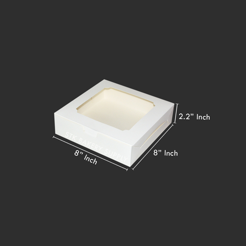 CAKE BOX 20 x 20 x 5.5 CM (P-016) WS