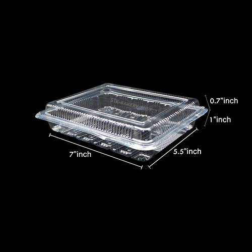 PLASTIC PACKING CAKE BOX ZX011(B) ,45~50PCS (1×6)