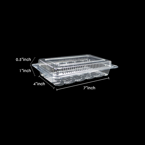 PLASTIC PACKING CAKE BOX ZX001(B) ,45~50PCS (1×8)