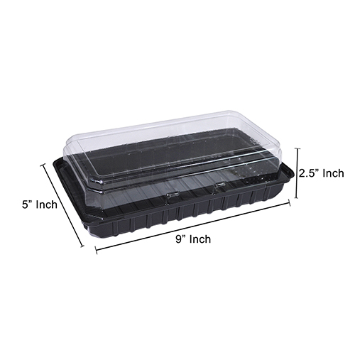 PLASTIC PACKING CAKE BOX ZX049(B) 45~50PCS (1×8)