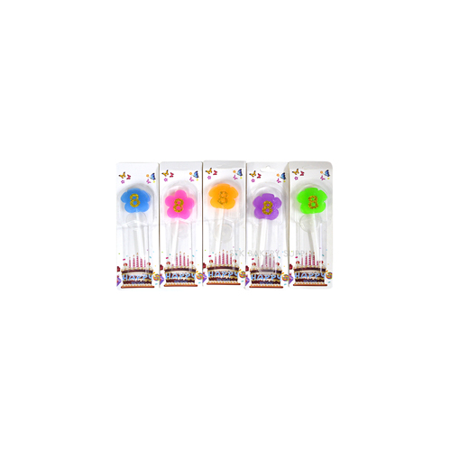 CANDLE NUMBER FLOWER/BUTTERFLY DESIGN NO-8 1PC (1x25)