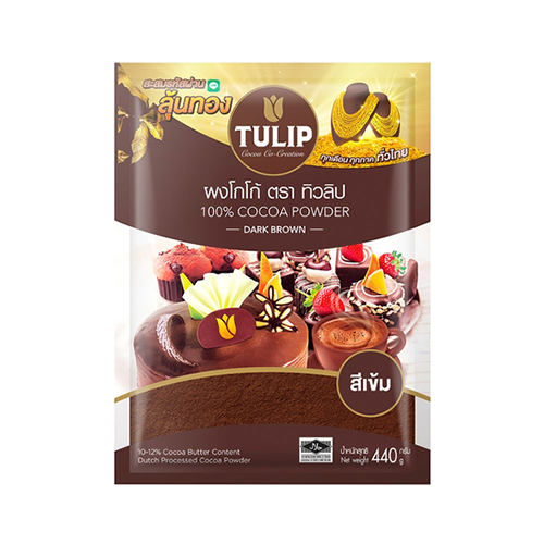 TULIP COCOA DARK BROWN COLOUR POWDER ,440~500G (1 x 24)