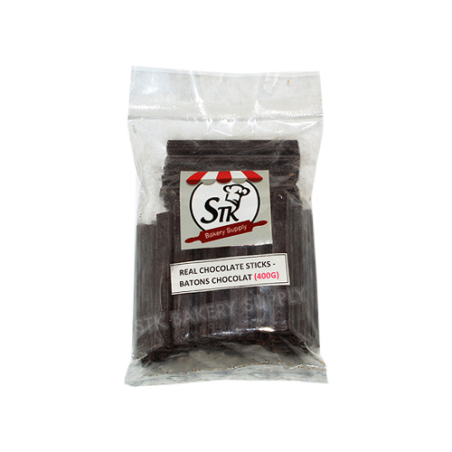 BELCOLADE THE REAL BELGIAN CHOCOLATE STICKS - BATONS CHOCOLAT (400G) (1x4)  MCHO011