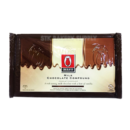TULIP CHOCOLATE COMPOUND  MILK 1KG (1 x 12)
